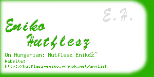 eniko hutflesz business card